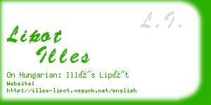 lipot illes business card